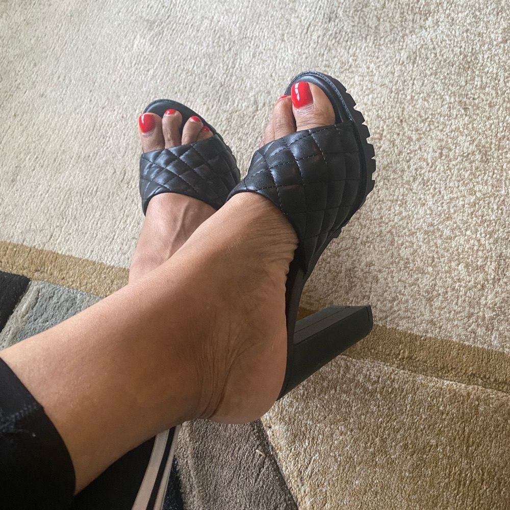 Chunky Heel Quilted Mikes